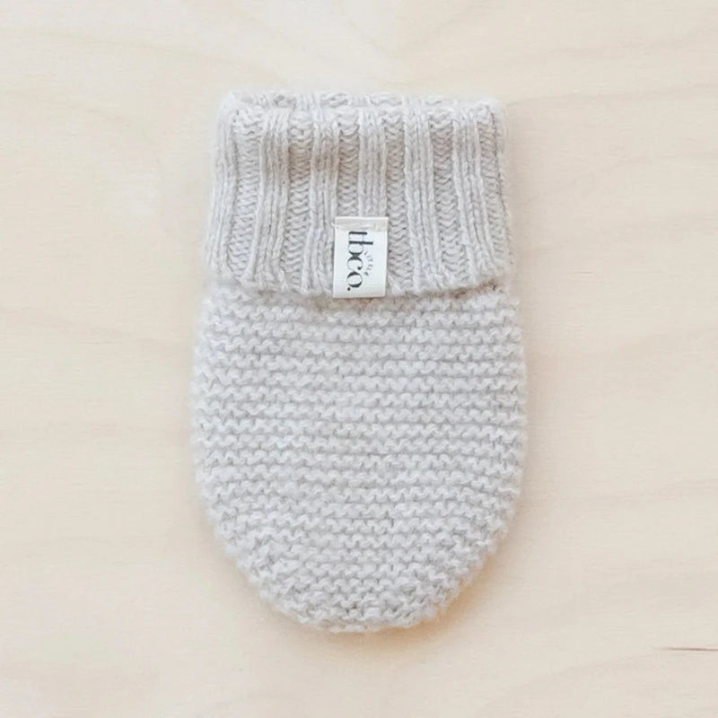 Wool Mitten - Oatmeal Mealnge