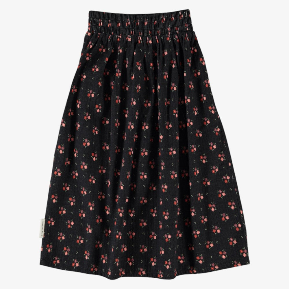 Flower Skirt - Black