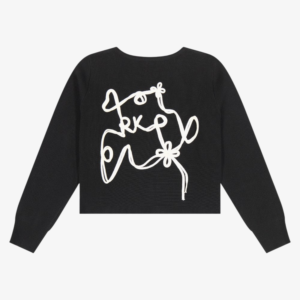 Mae Rope Cardigan - Black