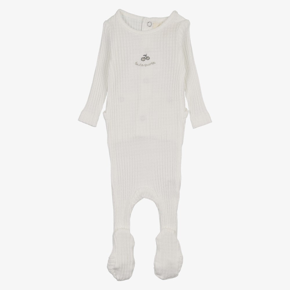 Textured Take Me Home Set - Winter White & Mink