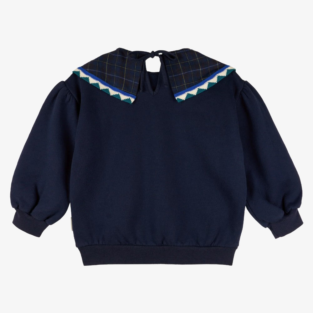 Statement Sweatshirt - Midnight Blue