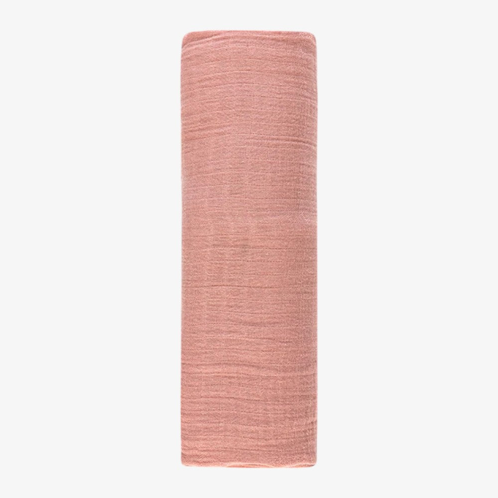 Muslin Swaddle 1 Pack - Dusty Rose