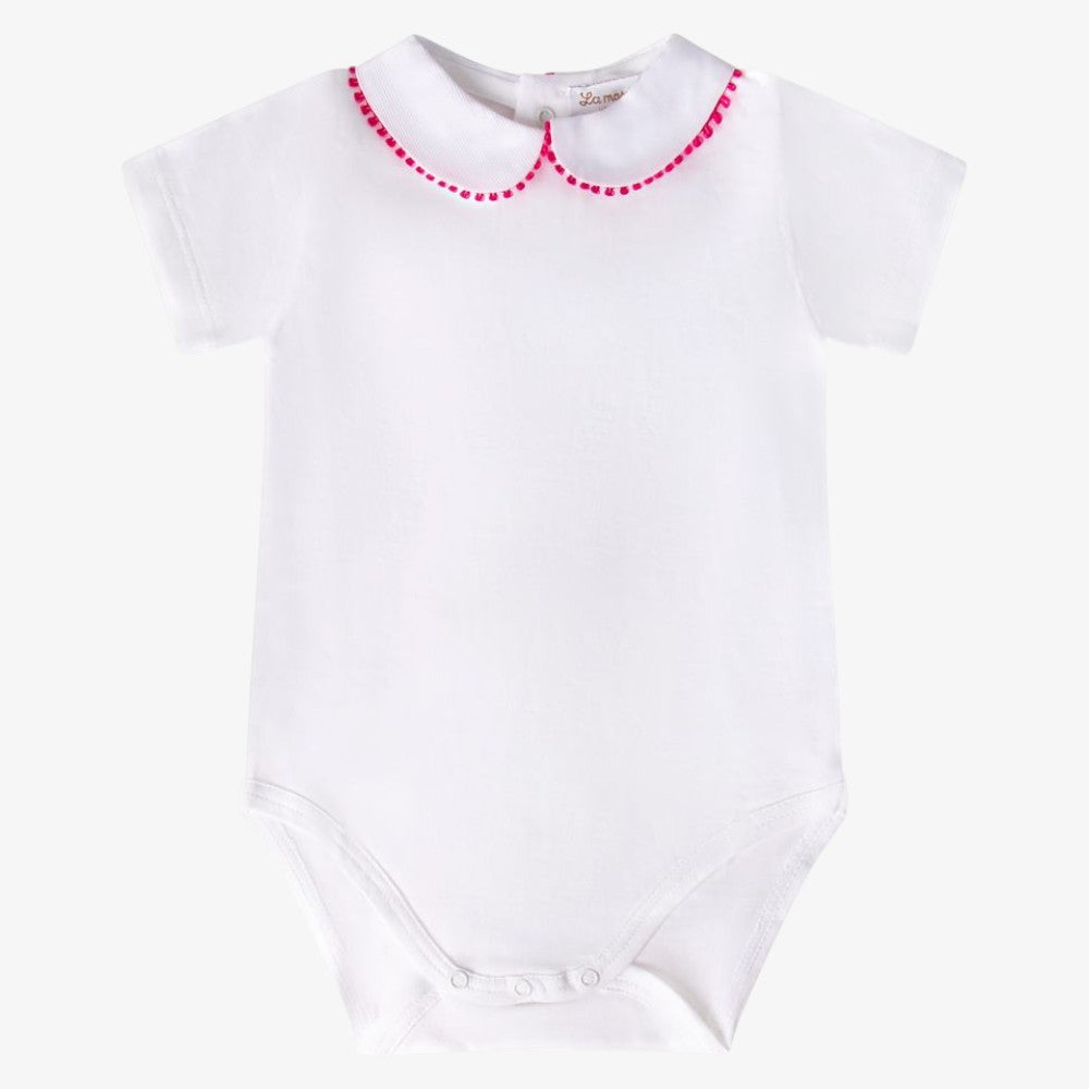 Bodysuit - White & Mauve