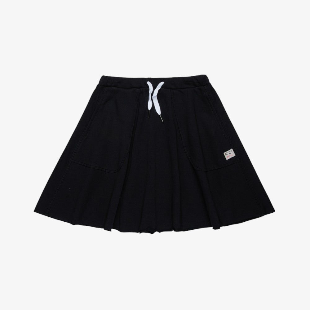 Logo Pocket Skirt - Black
