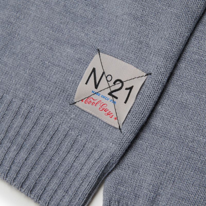 Knit Polo Sweater - Grey