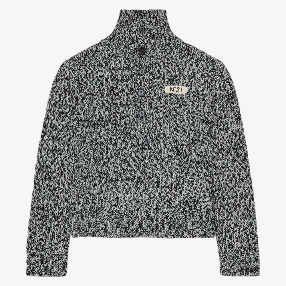 Speckled Sweater - Black