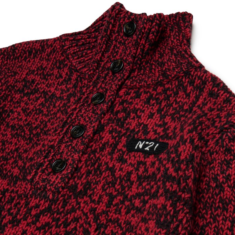 Speckled Sweater - Red
