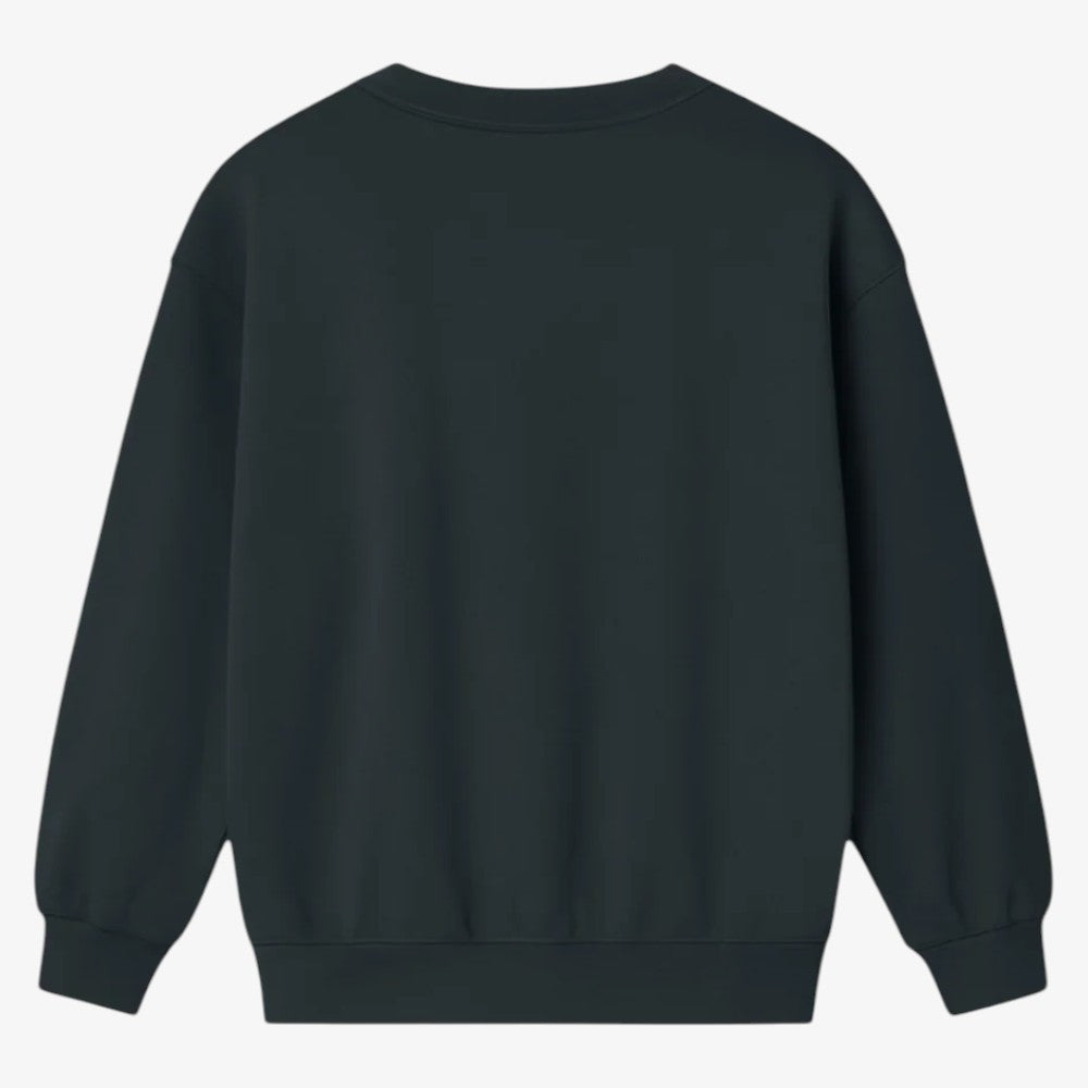 Drop Shoulder Sweatshirt - Pirate Black