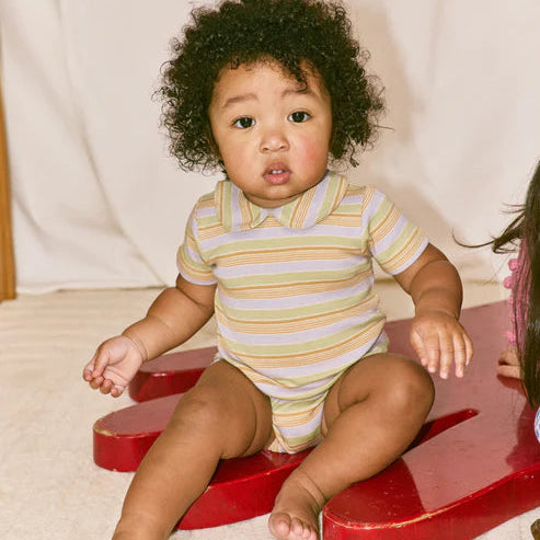 Petit Collar Onesie - Aventurine