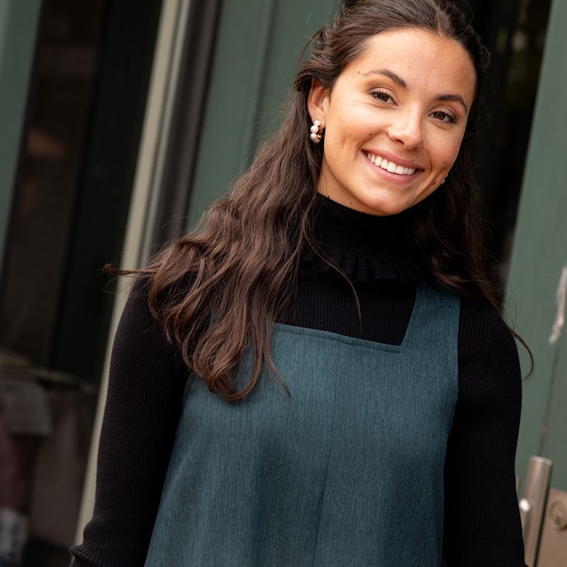 Rosa Rib Turtleneck - Black