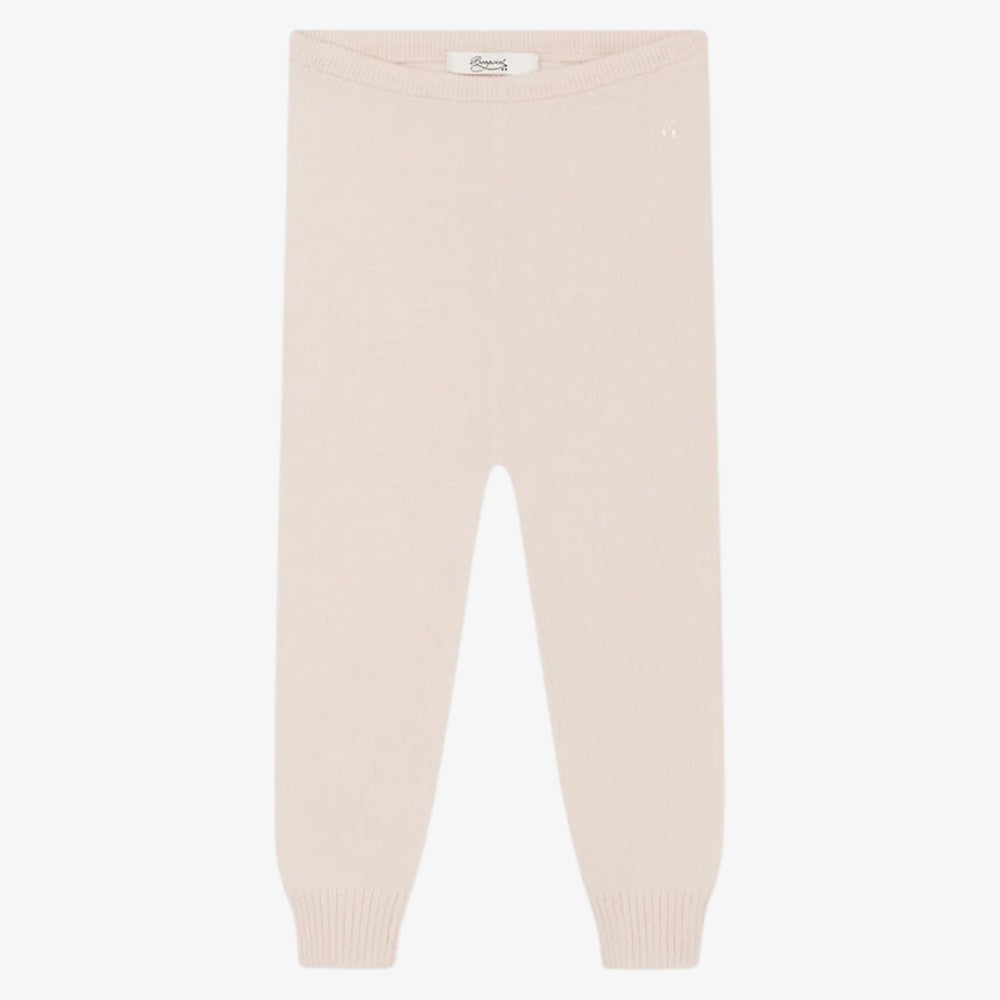 Knit Cardigan And Leggings - Pale Rose