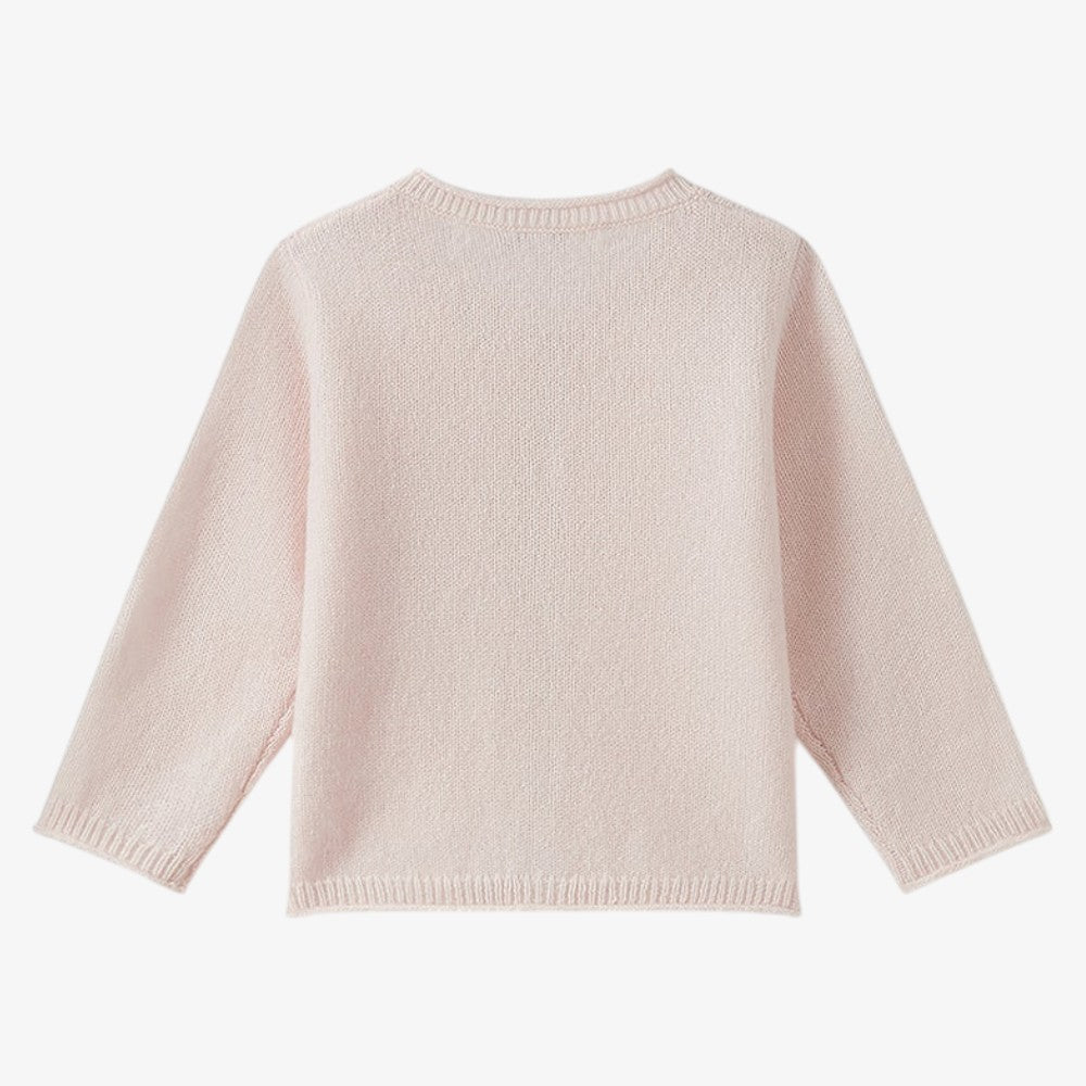 Knit Cardigan And Leggings - Pale Rose