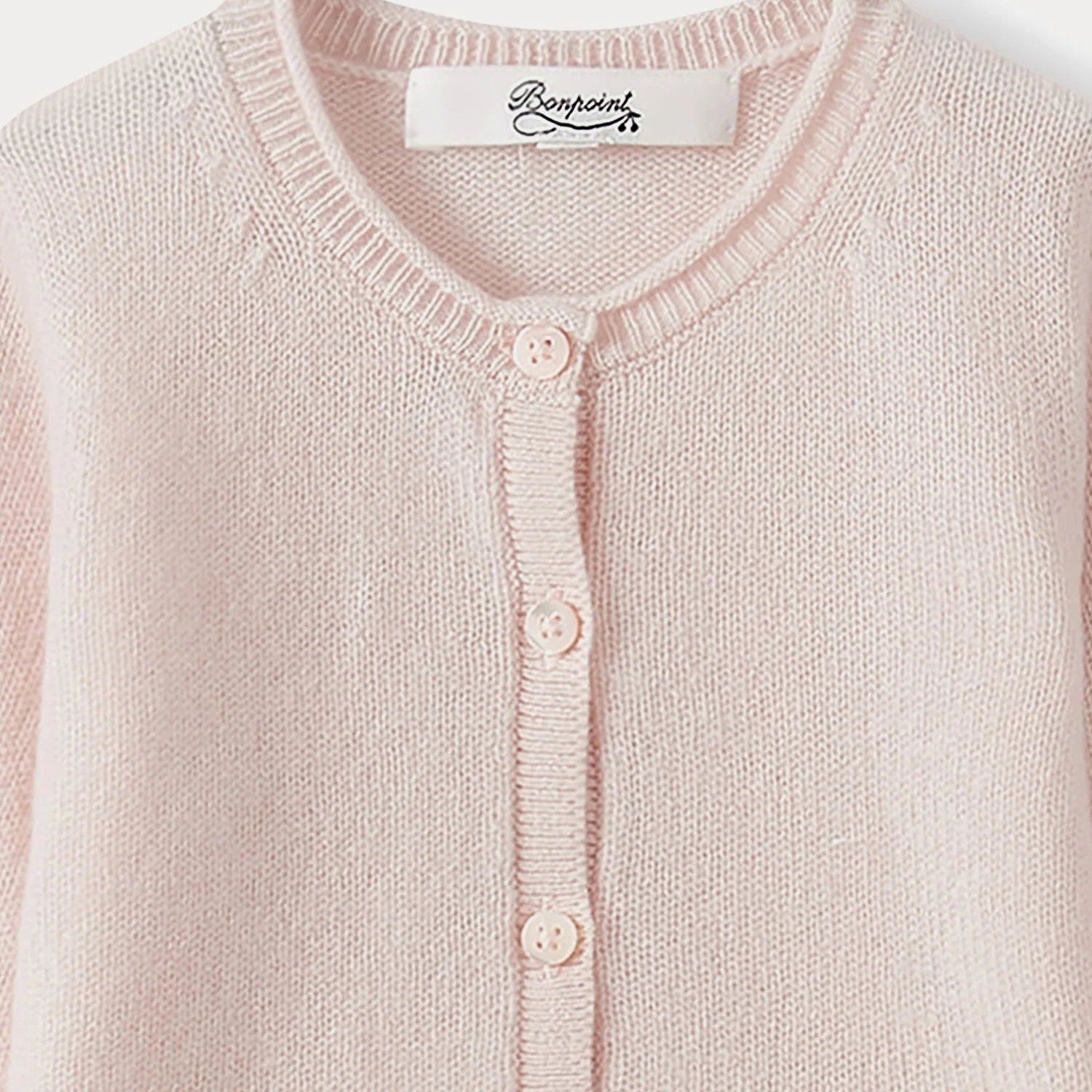 Knit Cardigan And Leggings - Pale Rose