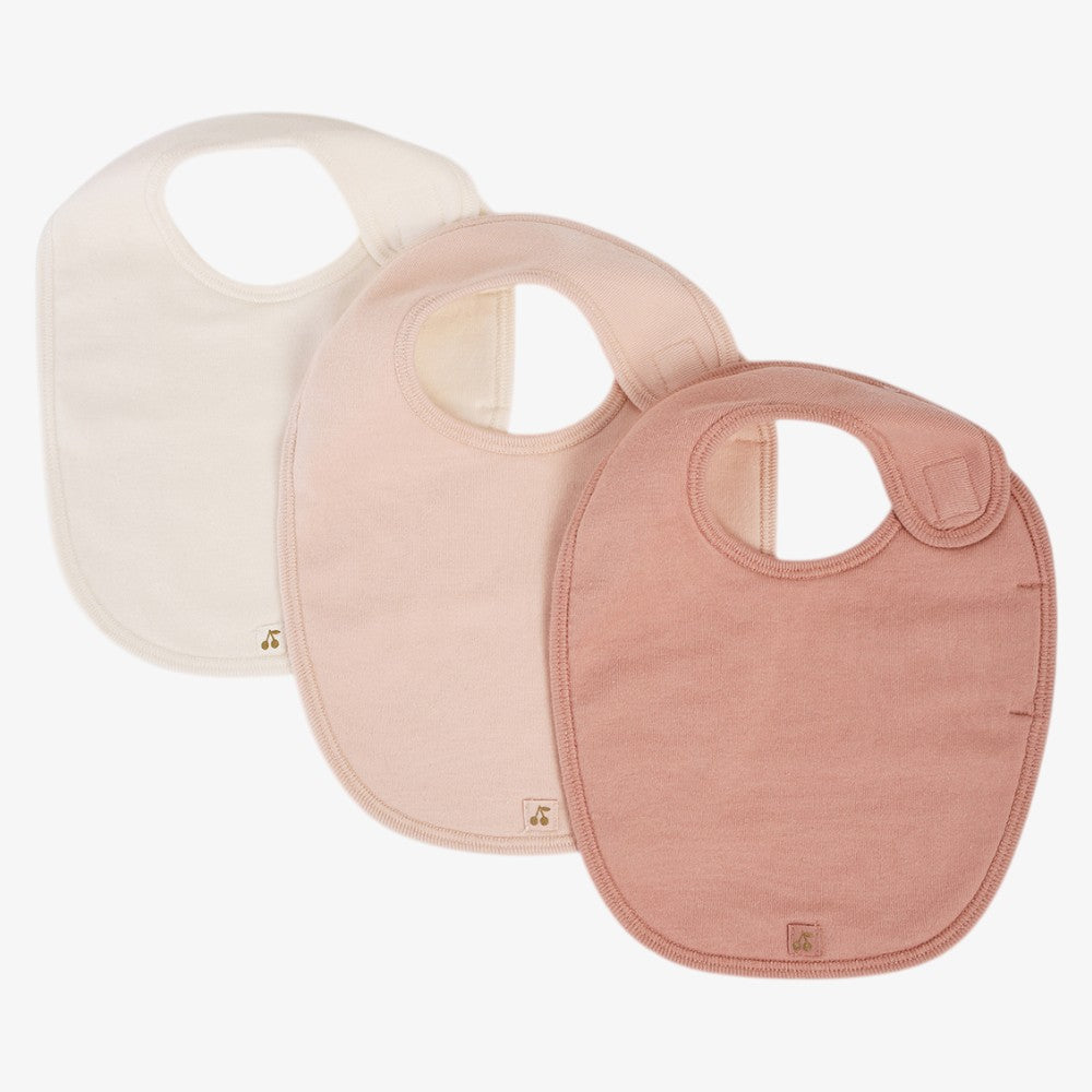 Bavoir Bib 3 Pack - Rose Pale