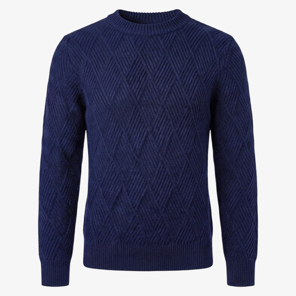 Rhombs Sweater - Navy
