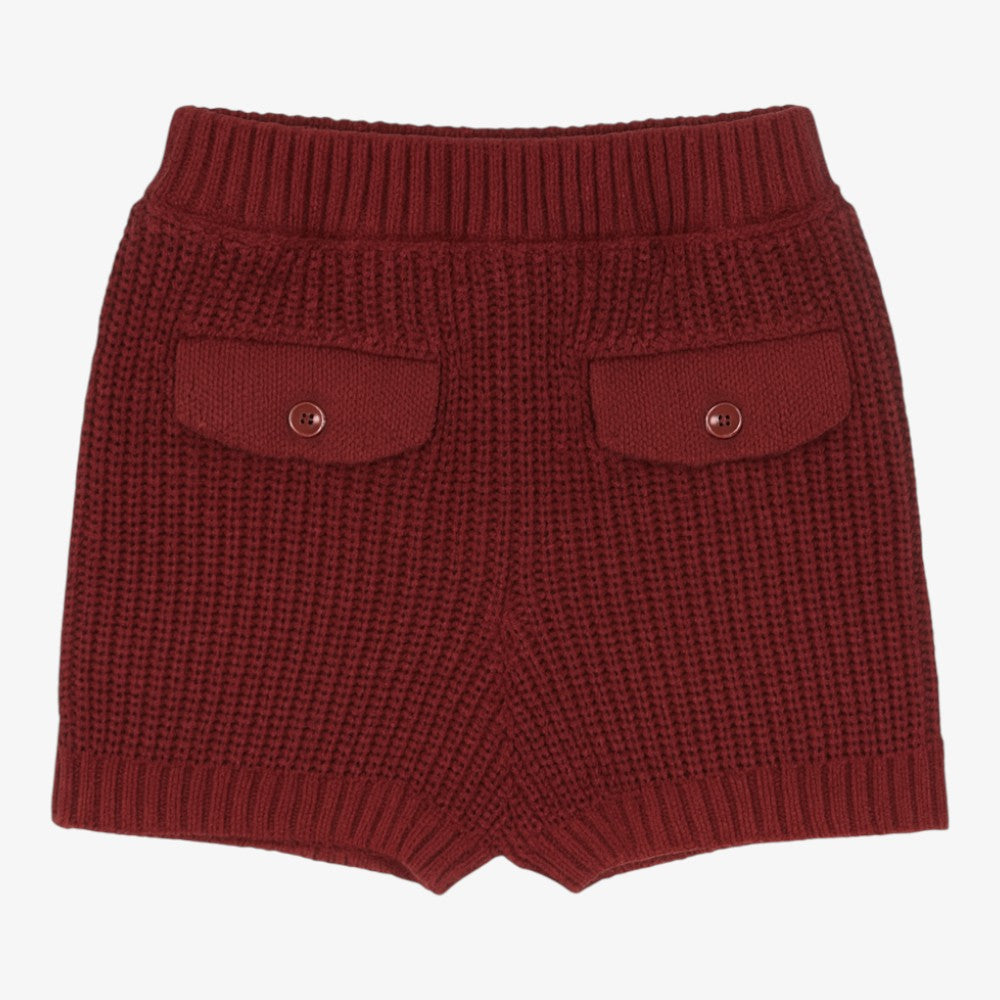 Pocket Shorts - Maroon