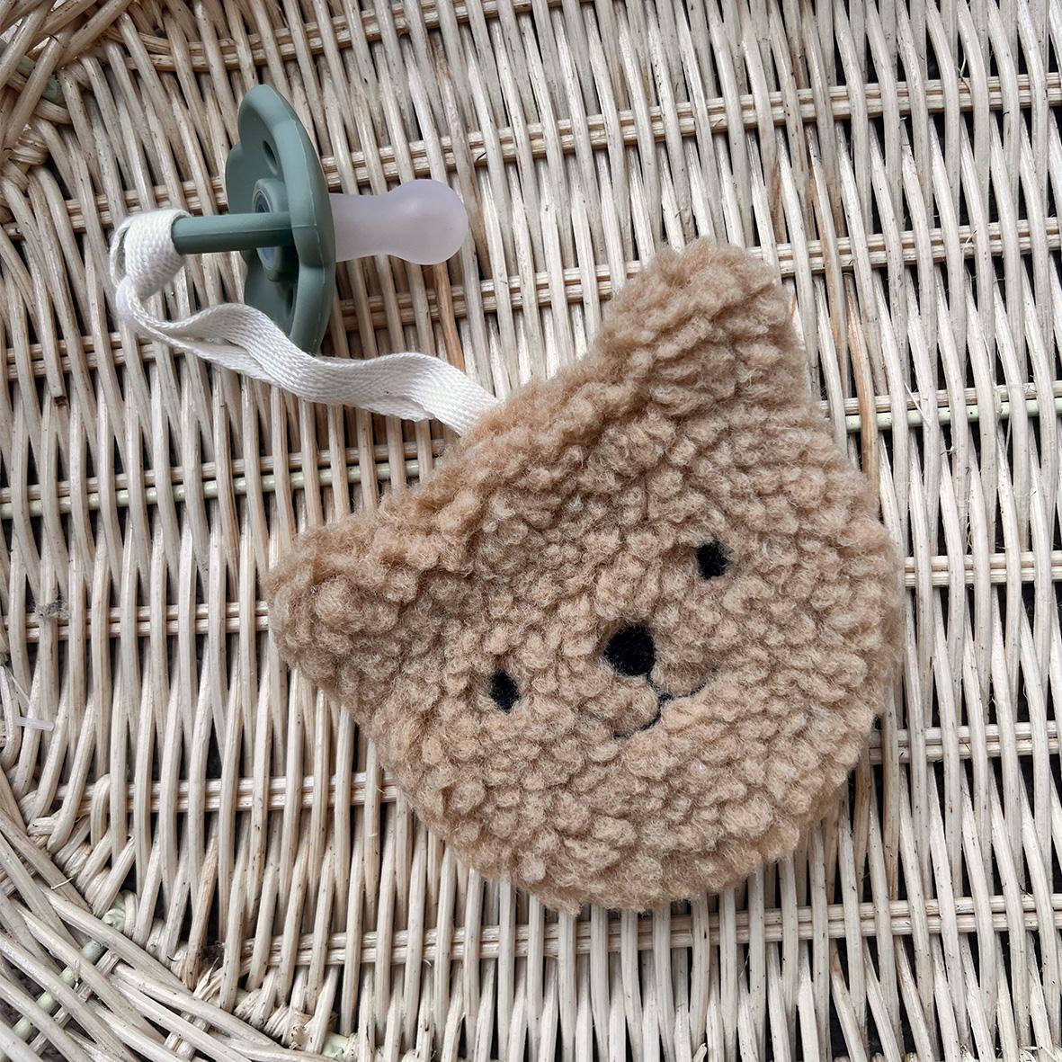 Sherpa Bear Paci - Caramel
