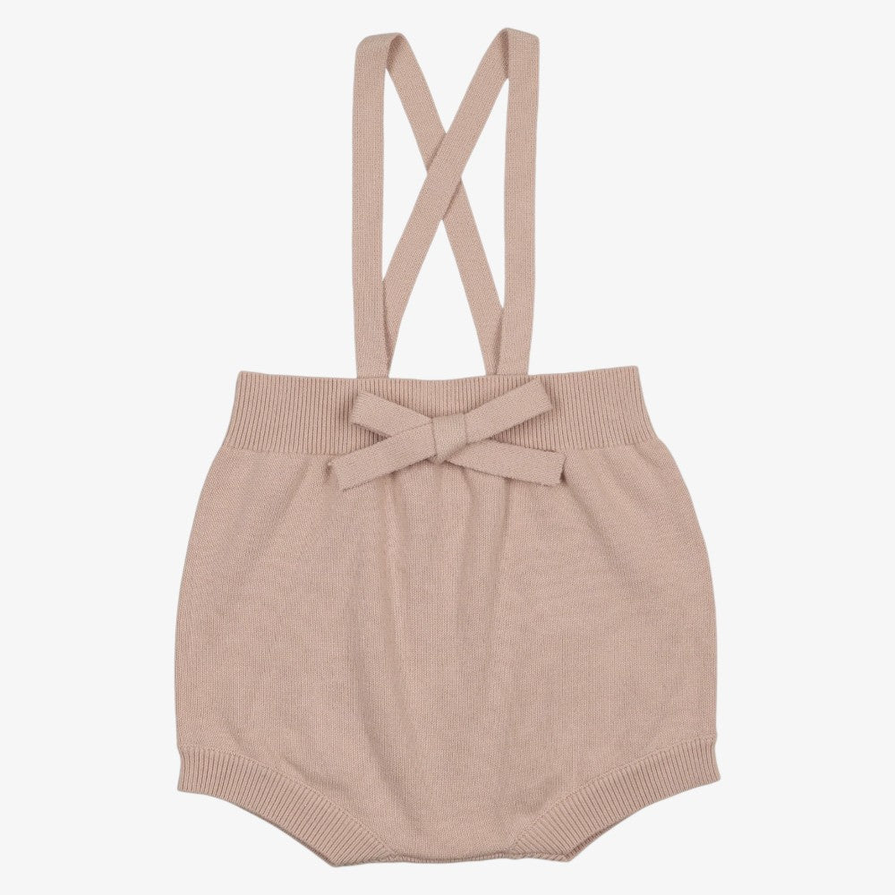 Knit Suspender Bloomer - Rose