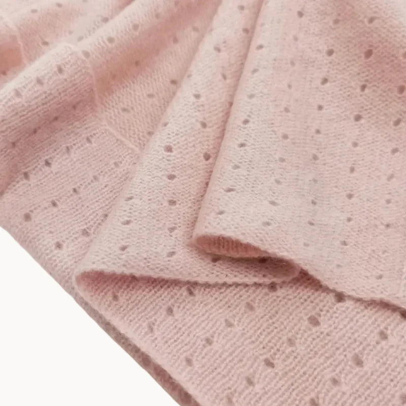 Cashmere Blanket - Dusty Rose