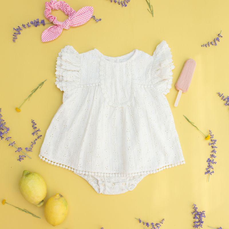 Lulla Romper - Cream