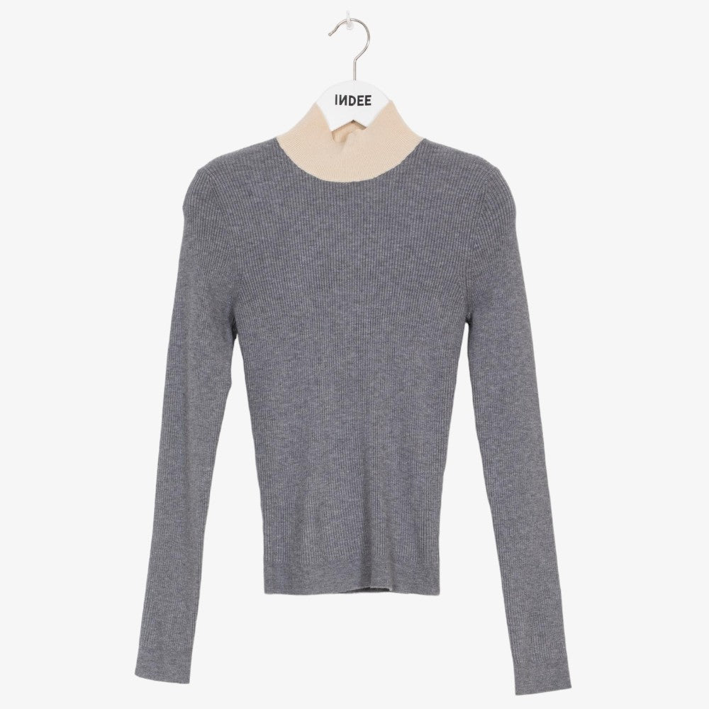 Rapper Turtleneck - Grey Melange
