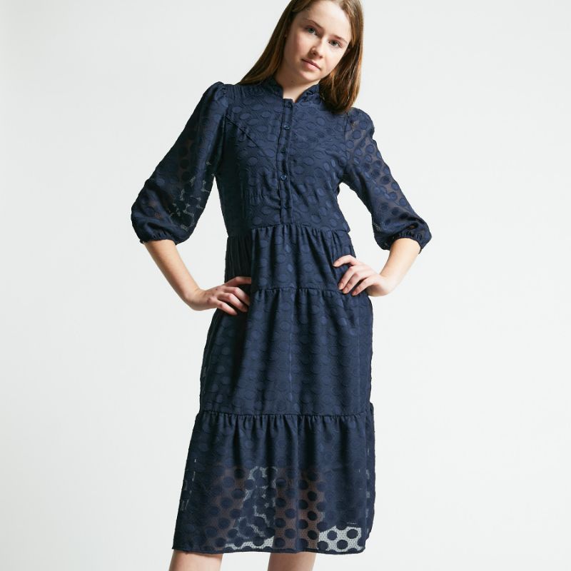 Ridley Dress - Navy Blue