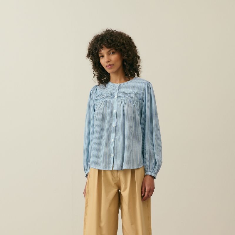 Jally Shirt - Blue Stripes