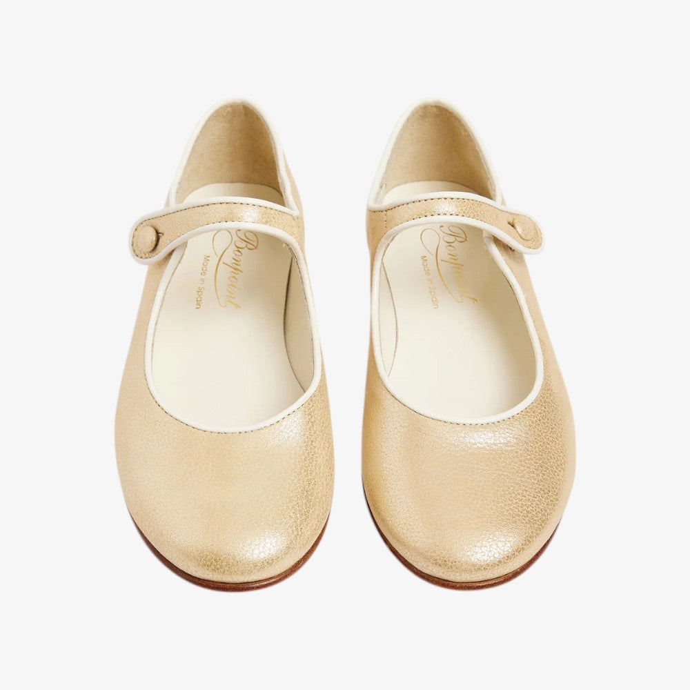 Ella Shoes - White Gold