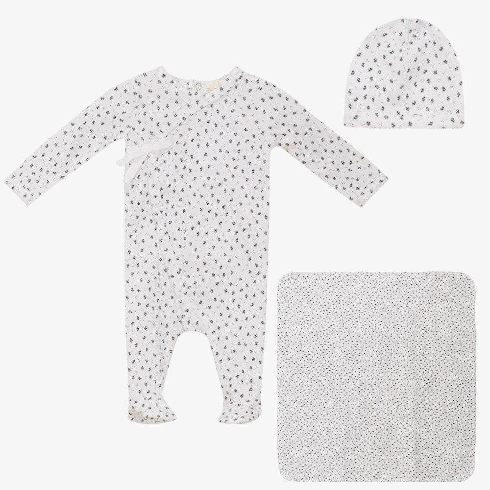 Floral Take Me Home Set - White Black
