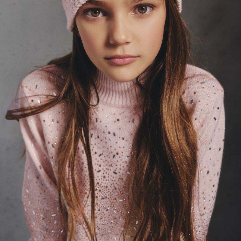 Crystal Sweater - Peach