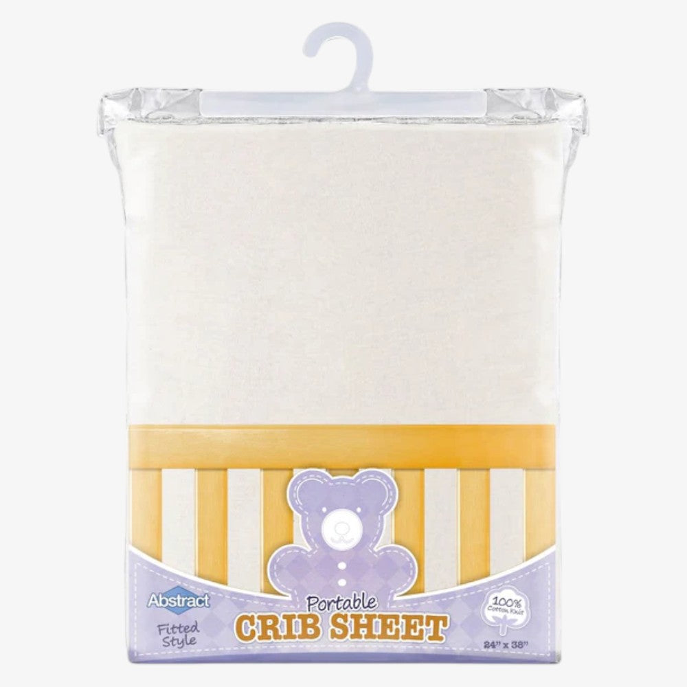 Portable Crib Sheet - Beige