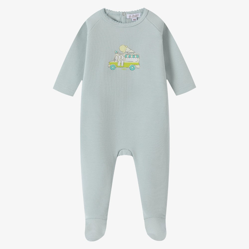 Ice Cream Truck Footie - Blue