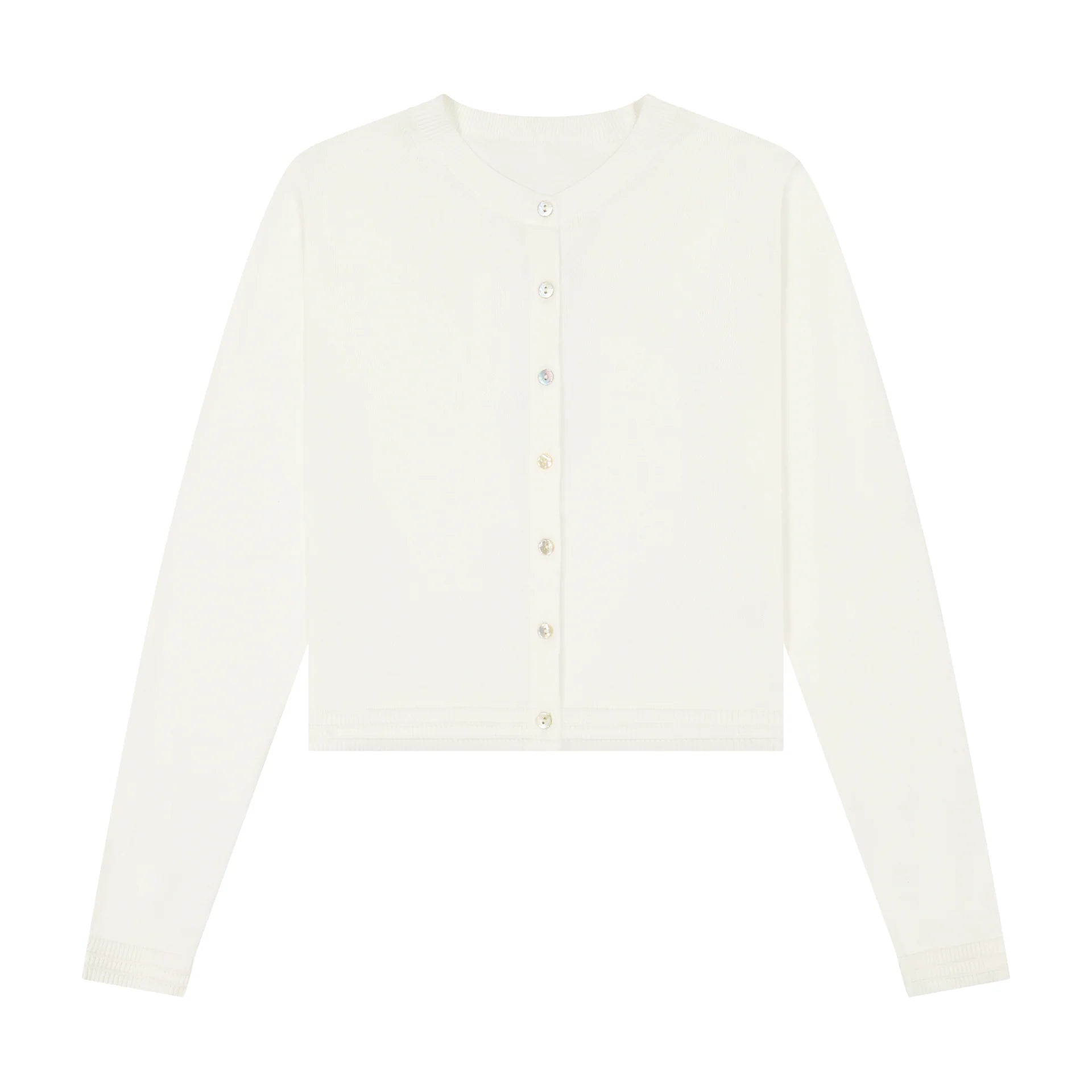 Knit Cardigan - White