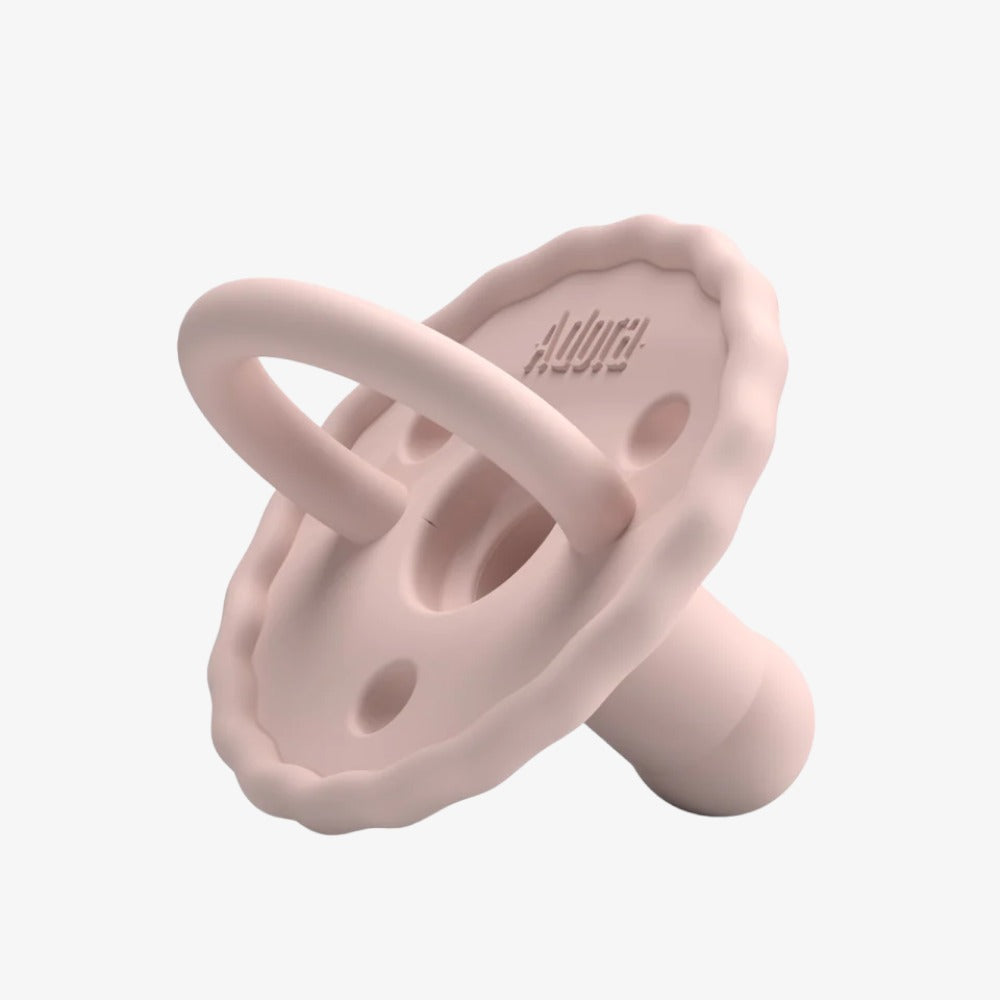 SCALLOPED PACIFIER - Blush