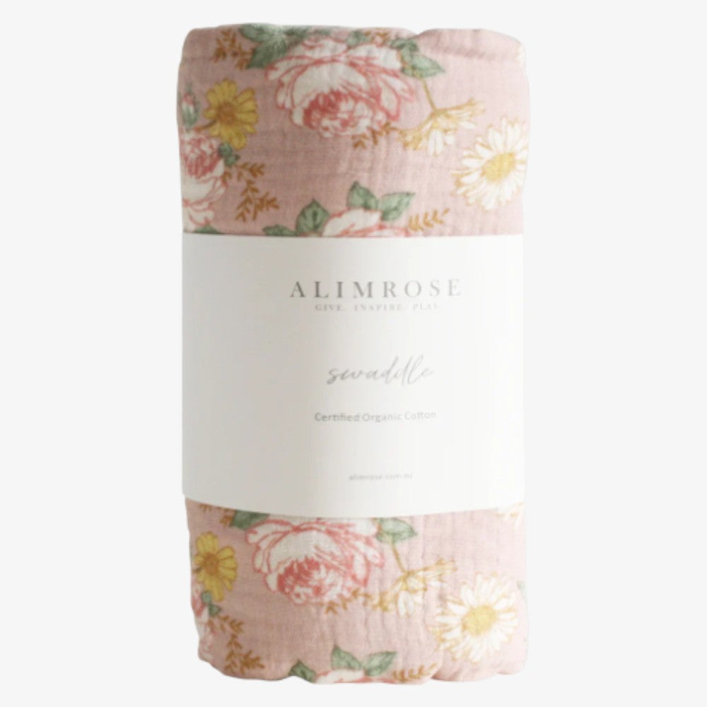 Muslin Swaddle - English Garden