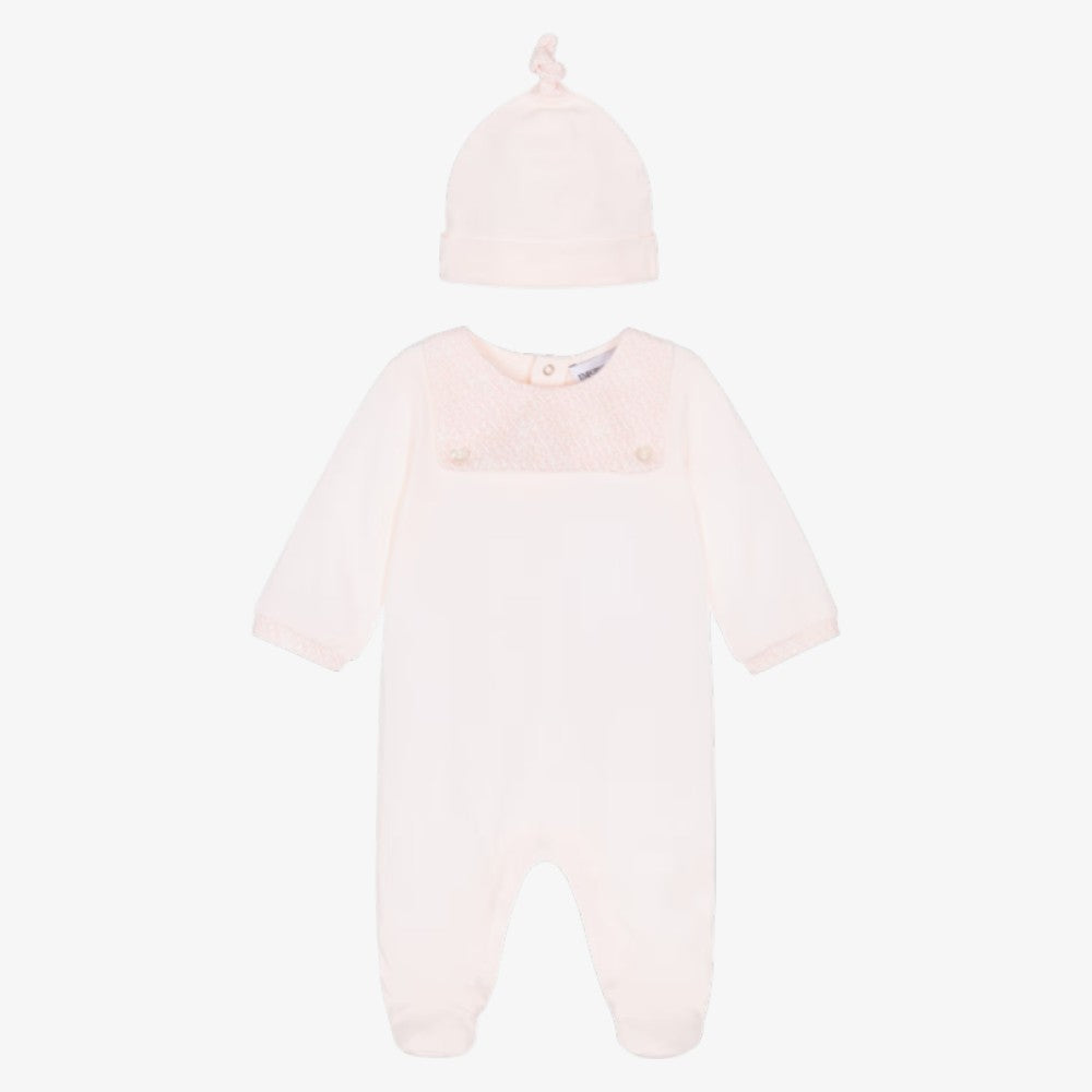 Footie And Hat - Pink