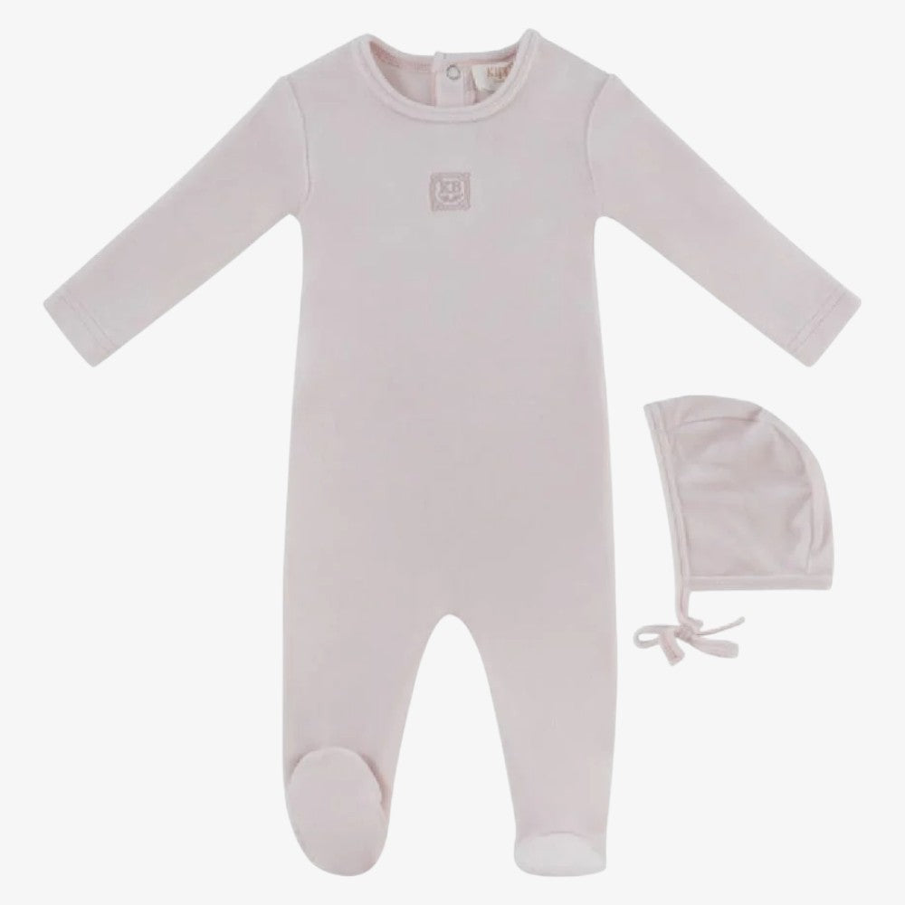 Logo Footie And Hat - Pink