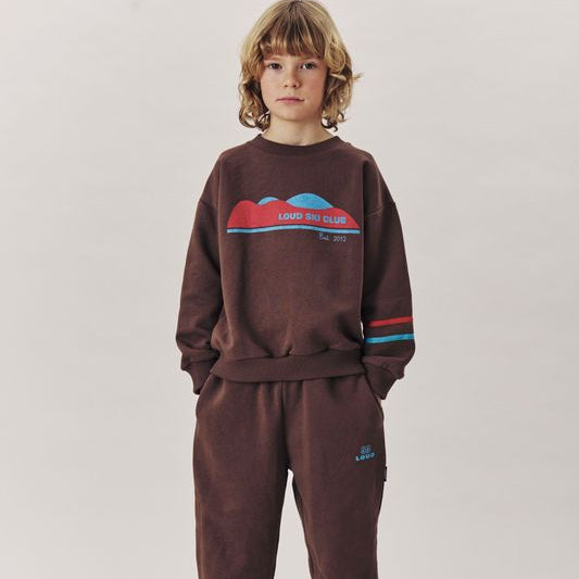 Stripe Sweatshirt - Fudge
