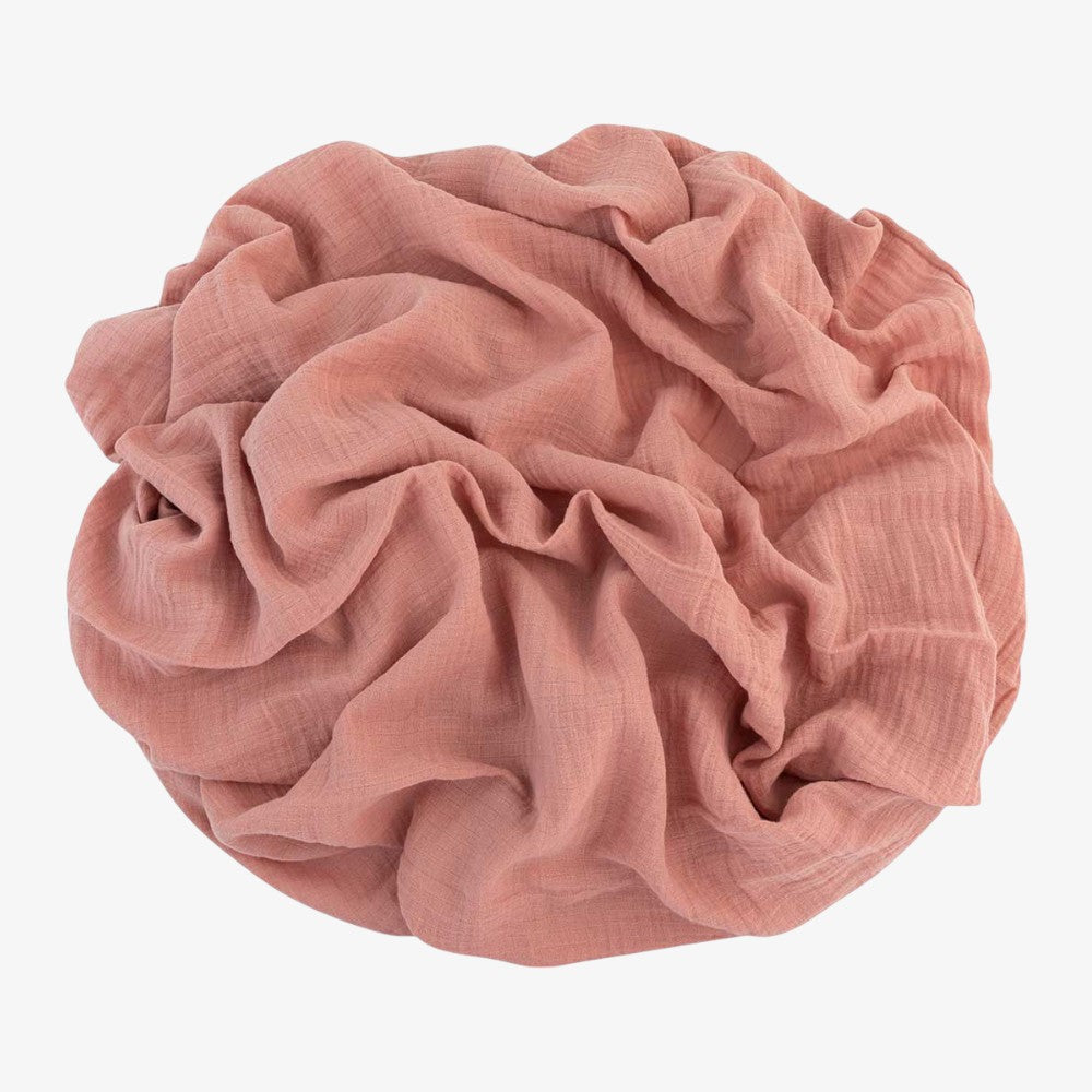 Muslin Swaddle 1 Pack - Dusty Rose