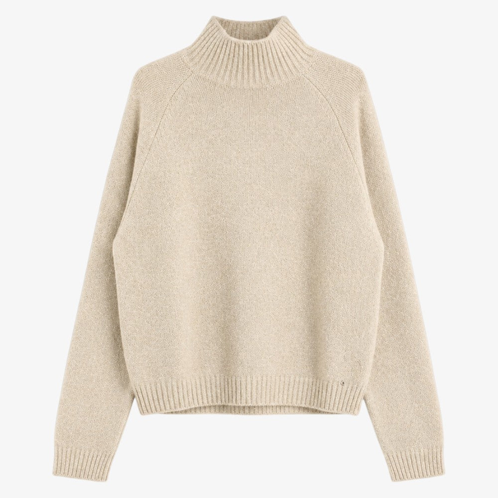 Turtleneck Sweater - Latte