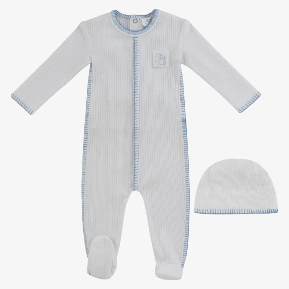 Toile Blue Bunny Gift