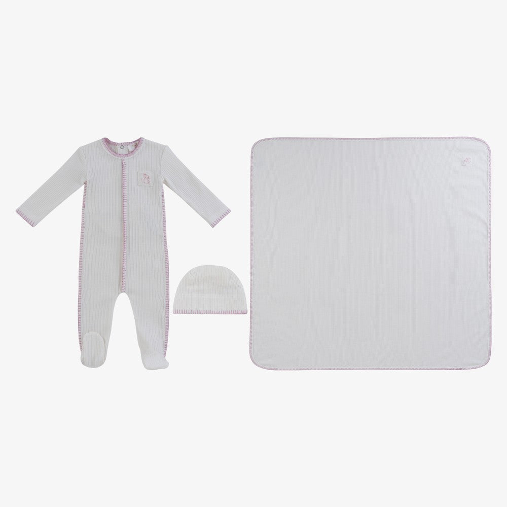 Bunny Rib Take Me Home Set - Pink