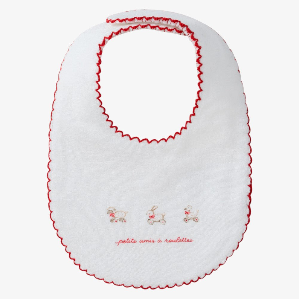 Petit Amis Bib - Red
