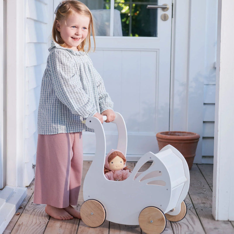 Sweet Swan Pram - Natural