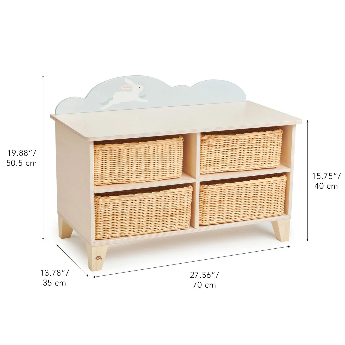 Bunny Storage Unit - Natural