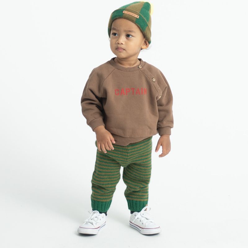 Stripes Legging - Green