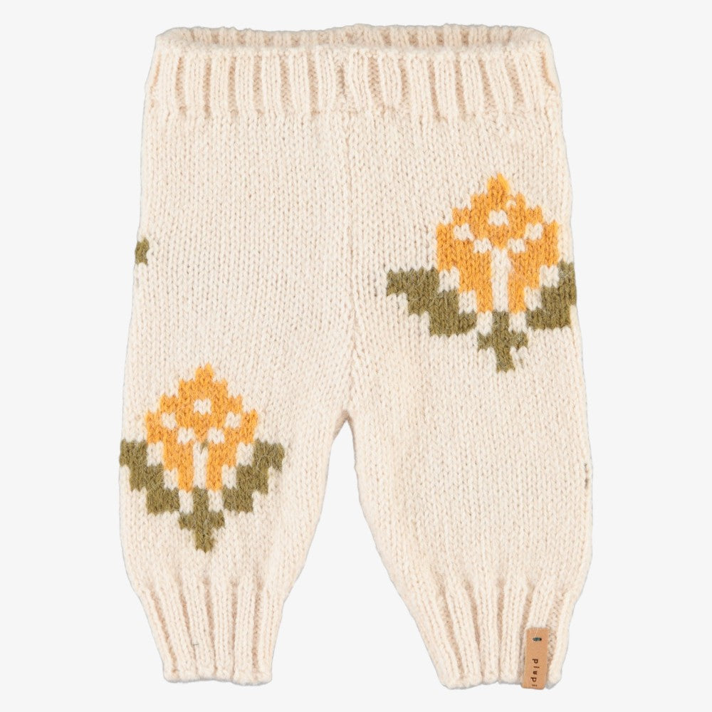 Jacquard Legging - Ecru
