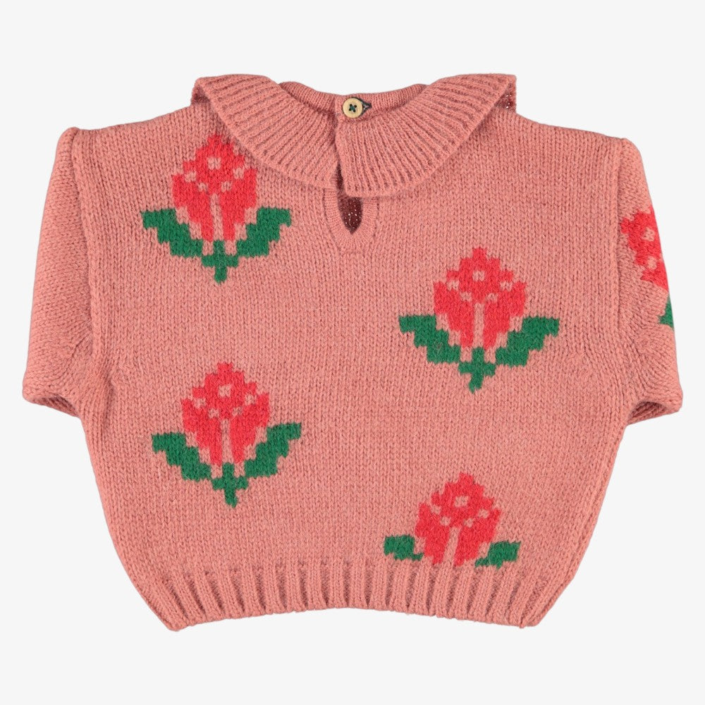 Jacquard Sweater - Pink