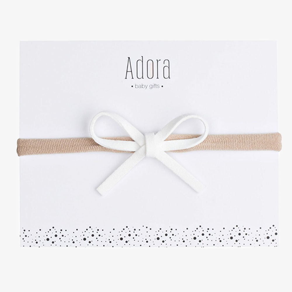 MINI CLASSIC HEADBND - White