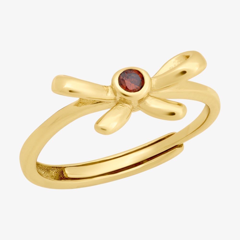 Bow Knot Ring - Red